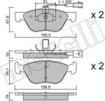 METELLI 22-0083-1 комплект тормозных колодок, дисковый тормоз на LANCIA KAPPA SW (838B)