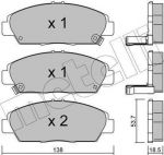 METELLI 22-0172-0 комплект тормозных колодок, дисковый тормоз на ROVER 600 (RH)