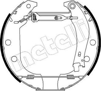 METELLI 51-0012 комплект тормозных колодок на PEUGEOT 405 I (15B)