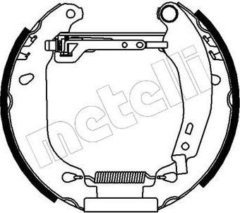 METELLI 51-0014 комплект тормозных колодок на RENAULT CLIO I (B/C57_, 5/357_)