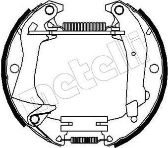 METELLI 51-0018 комплект тормозных колодок на RENAULT 4 (112_)