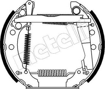 METELLI 51-0031 комплект тормозных колодок на SEAT CORDOBA Vario (6K5)