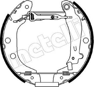 METELLI 51-0096 комплект тормозных колодок на NISSAN KUBISTAR (X76)