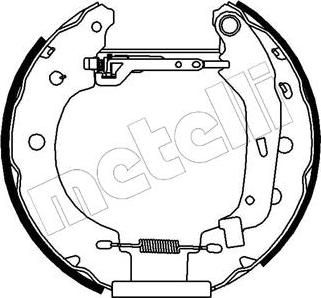 METELLI 51-0097 комплект тормозных колодок на NISSAN KUBISTAR (X76)