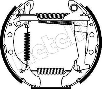 METELLI 51-0107 комплект тормозных колодок на VW SANTANA (32B)