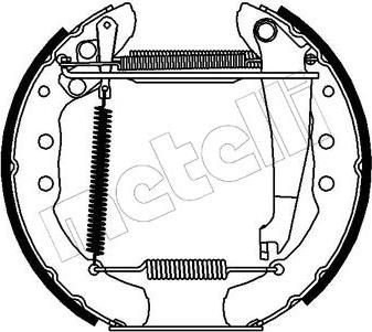 METELLI 51-0131 комплект тормозных колодок на VW PASSAT Variant (3A5, 35I)