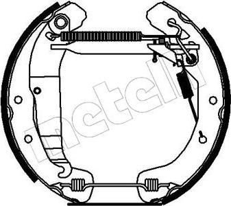METELLI 51-0176 комплект тормозных колодок на OPEL ASTRA G универсал (F35_)