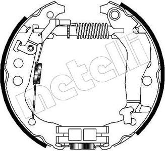 METELLI 51-0203 комплект тормозных колодок на TOYOTA PLATZ (NCP1_)