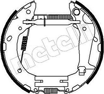 METELLI 51-0215 комплект тормозных колодок на HYUNDAI GETZ (TB)