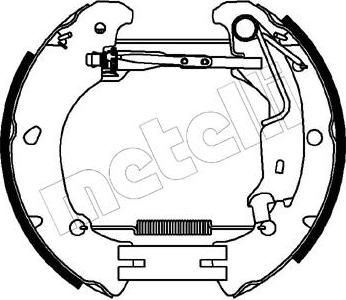 METELLI 51-0218 комплект тормозных колодок на FIAT PUNTO (188)