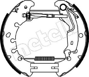 METELLI 51-0219 комплект тормозных колодок на FIAT PUNTO (188)