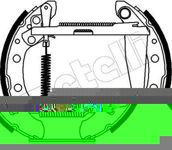 METELLI 51-0235 комплект тормозных колодок на VW LUPO (6X1, 6E1)