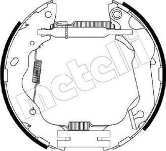 METELLI 51-0236 комплект тормозных колодок на HYUNDAI LANTRA II Wagon (J-2)