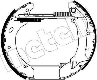 METELLI 51-0248 комплект тормозных колодок на FORD MONDEO I седан (GBP)