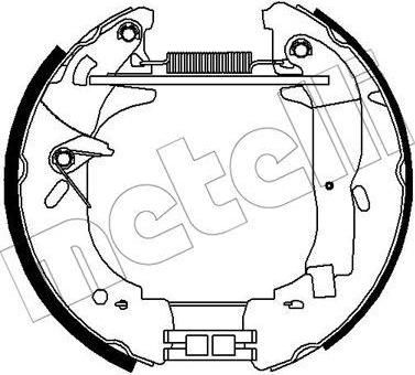 METELLI 51-0304 комплект тормозных колодок на FORD TRANSIT c бортовой платформой/ходовая часть (E_ _)