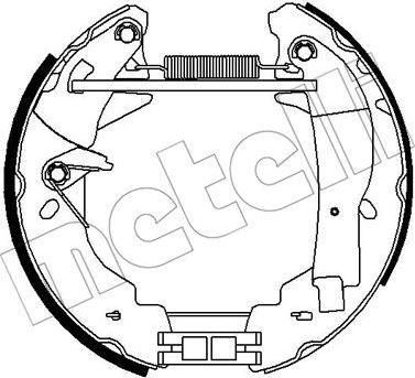 METELLI 51-0308 комплект тормозных колодок на FORD TRANSIT c бортовой платформой/ходовая часть (E_ _)