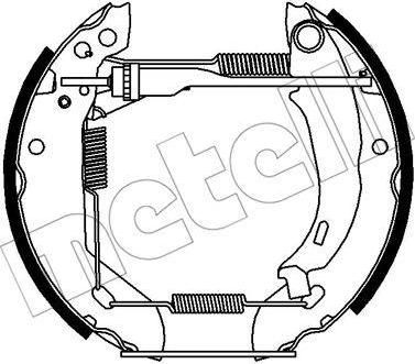 METELLI 51-0392 комплект тормозных колодок на PEUGEOT 205 фургон