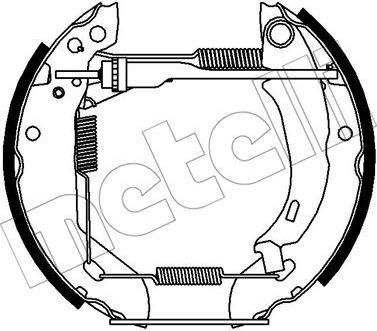METELLI 51-0395 комплект тормозных колодок на PEUGEOT 306 (7B, N3, N5)