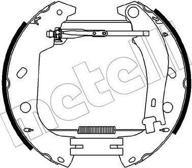 METELLI 51-0426 комплект тормозных колодок на FIAT MULTIPLA (186)