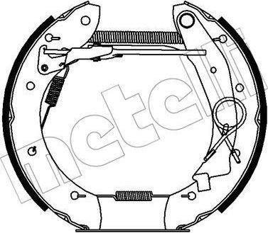 METELLI 51-0430 комплект тормозных колодок на PEUGEOT PARTNER фургон (5)