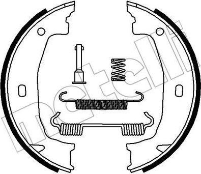 METELLI 53-0018K комплект тормозных колодок, стояночная тормозная с на 1 (F21)