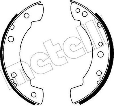 METELLI 53-0102 комплект тормозных колодок на FORD TRANSIT c бортовой платформой/ходовая часть (V_ _)