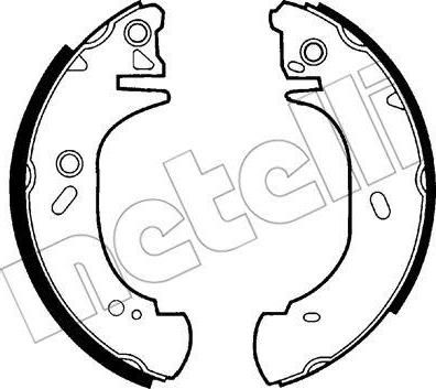 METELLI 53-0123 комплект тормозных колодок на FORD TRANSIT c бортовой платформой/ходовая часть (E_ _)