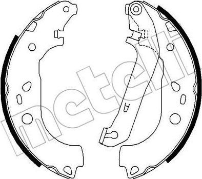 METELLI 53-0142 комплект тормозных колодок на FORD FOCUS II седан (DA_)