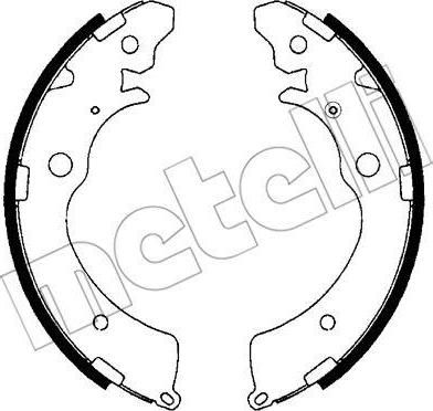 METELLI 53-0154 комплект тормозных колодок на HONDA CR-V I (RD)