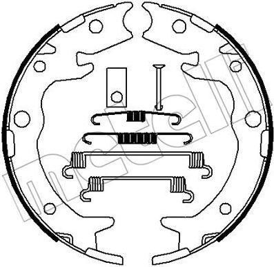 METELLI 53-0159K комплект тормозных колодок, стояночная тормозная с на HONDA SHUTTLE (RA)