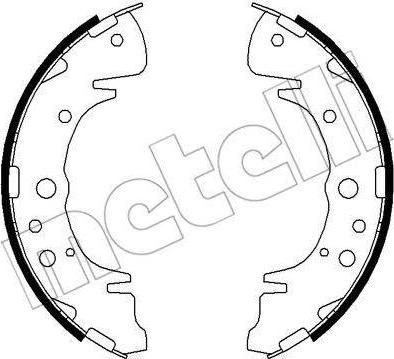 METELLI 53-0172 комплект тормозных колодок на HYUNDAI SANTA FE I (SM)