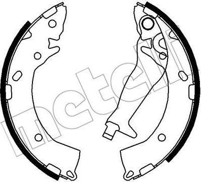 METELLI 53-0177 комплект тормозных колодок на HYUNDAI GETZ (TB)
