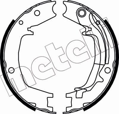 METELLI 53-0179K комплект тормозных колодок, стояночная тормозная с на HYUNDAI TUCSON (JM)