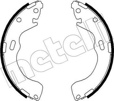 METELLI 53-0216 комплект тормозных колодок на MAZDA 626 V Hatchback (GF)