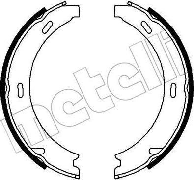 METELLI 53-0233 комплект тормозных колодок, стояночная тормозная с на MERCEDES-BENZ C-CLASS купе (CL203)