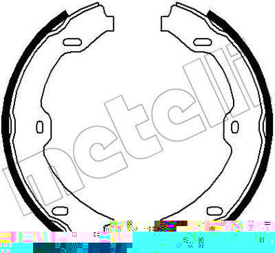 METELLI 53-0243 комплект тормозных колодок, стояночная тормозная с на MERCEDES-BENZ E-CLASS (W211)