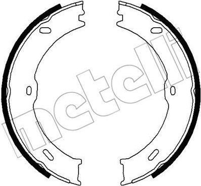 METELLI 53-0246 комплект тормозных колодок, стояночная тормозная с на MERCEDES-BENZ SPRINTER 3,5-t c бортовой платформой/ходовая часть (906)