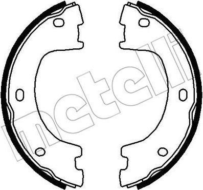 METELLI 53-0249 комплект тормозных колодок, стояночная тормозная с на MERCEDES-BENZ SPRINTER 4,6-t фургон (906)
