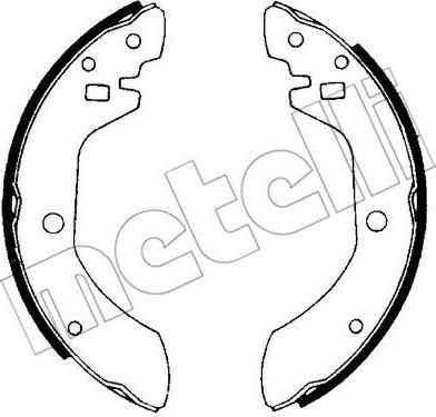 METELLI 53-0271 комплект тормозных колодок на NISSAN LAUREL (JC31)