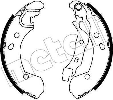 METELLI 53-0290 комплект тормозных колодок на RENAULT MODUS / GRAND MODUS (F/JP0_)