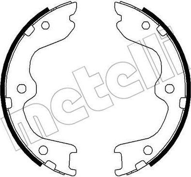 METELLI 53-0294 комплект тормозных колодок, стояночная тормозная с на INFINITI FX
