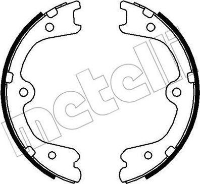 METELLI 53-0297 комплект тормозных колодок, стояночная тормозная с на INFINITI FX