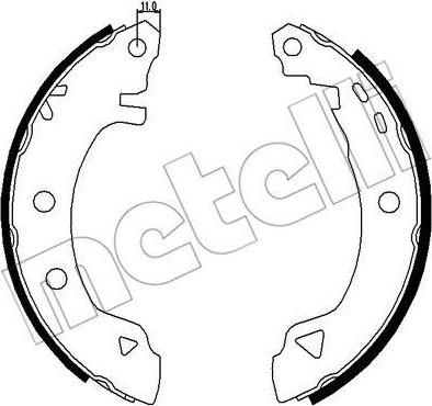 METELLI 53-0346 комплект тормозных колодок на RENAULT 19 II (B/C53_)