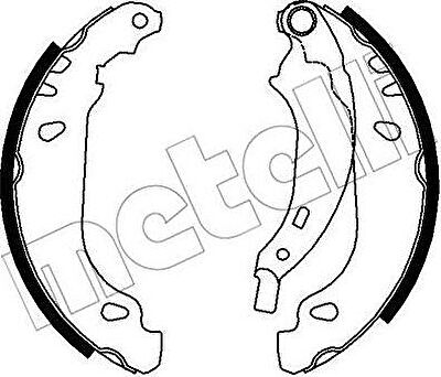 METELLI 53-0356 комплект тормозных колодок на RENAULT CLIO II (BB0/1/2_, CB0/1/2_)