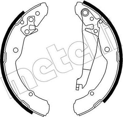 METELLI 53-0379 комплект тормозных колодок на SKODA OCTAVIA Combi (1U5)