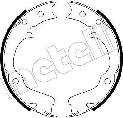 METELLI 53-0386 комплект тормозных колодок, стояночная тормозная с на SUBARU FORESTER (SG)