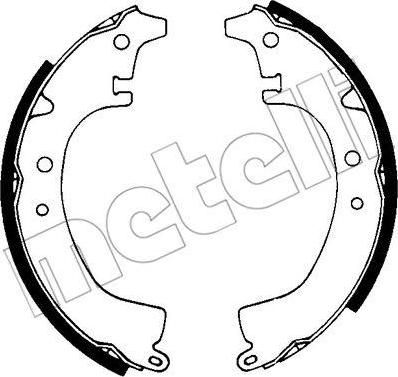METELLI 53-0408 комплект тормозных колодок на TOYOTA CELICA купе (RA4_, TA4_)