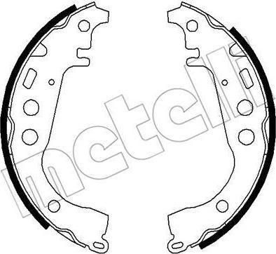 METELLI 53-0431 комплект тормозных колодок на TOYOTA PLATZ (NCP1_)