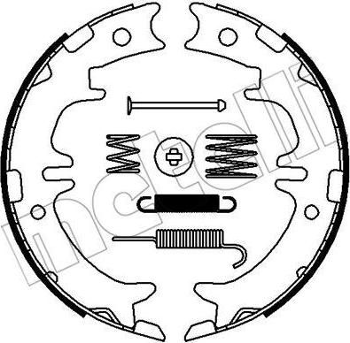 METELLI 53-0439K комплект тормозных колодок, стояночная тормозная с на TOYOTA PREVIA (MCR3_, ACR3_, CLR3_)