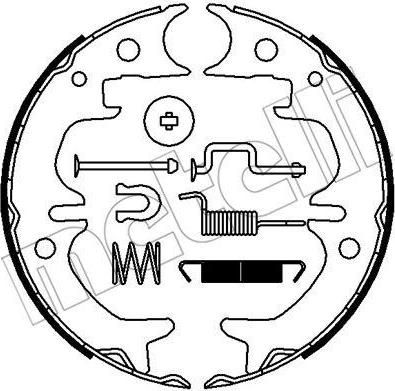 METELLI 53-0444K комплект тормозных колодок, стояночная тормозная с на TOYOTA AVENSIS (_T22_)